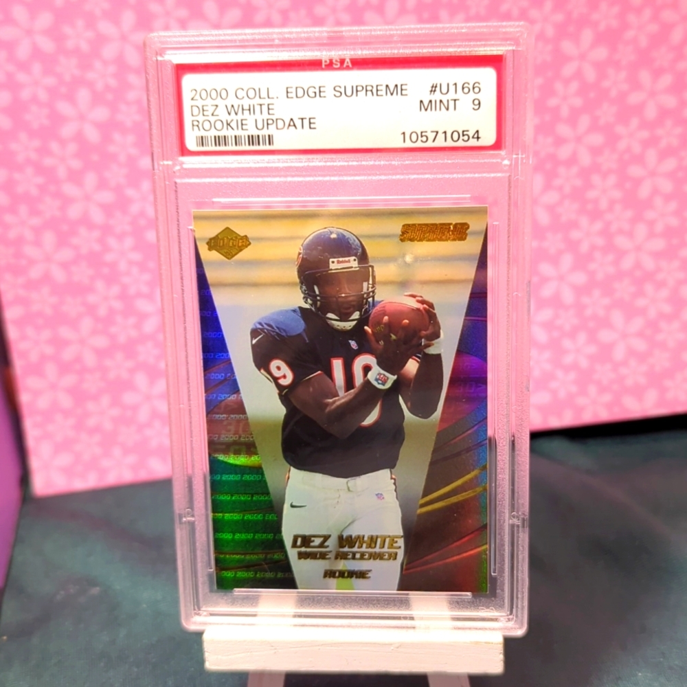 2000 COLLECTORS EDGE SUPREME #U166 DEZ WHITE ROOKIE UPDATE PSA 9 MINT SH…